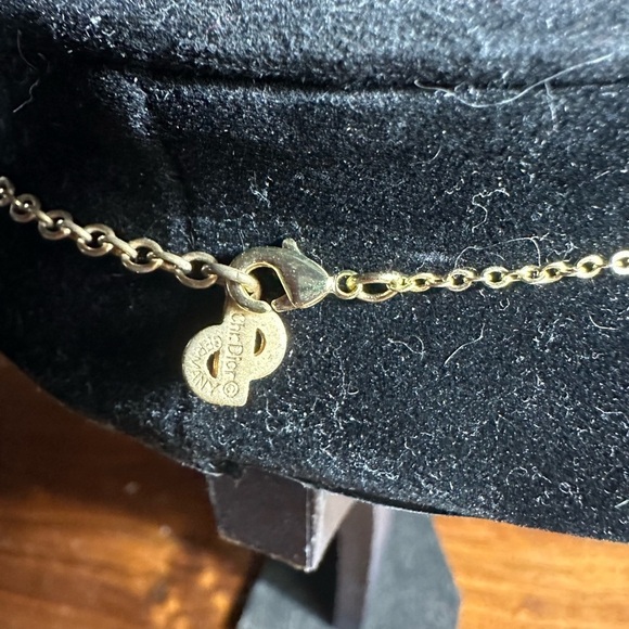 Dior Gold Chain Necklace with S Pendant - Picture 2 of 4